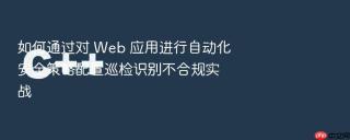 如何通过对 web 应用进行自动化安全策略配置巡检识别不合规实战