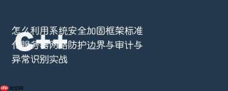 怎么利用系统安全加固框架标准化服务器网络防护边界与审计与异常识别实战