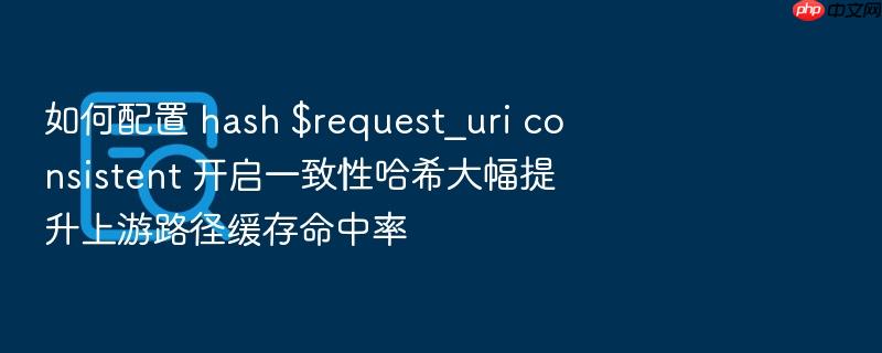 如何配置 hash $request_uri consistent 开启一致性哈希大幅提升上游路径缓存命中率