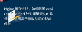 nginx 缓存性能:如何配置 expires modified 针对频繁变动的路径资产启用基于修改时间的智能缓存