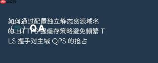 如何通过配置独立静态资源域名的 https 强缓存策略避免频繁 tls 握手对主域 qps 的抢占