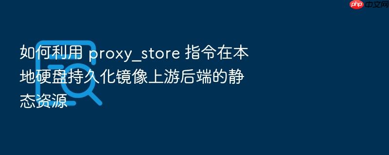 如何利用 proxy_store 指令在本地硬盘持久化镜像上游后端的静态资源
