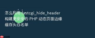 怎么利用 fastcgi_hide_header 构建更安全的 php 动态页面边缘缓存头白名单