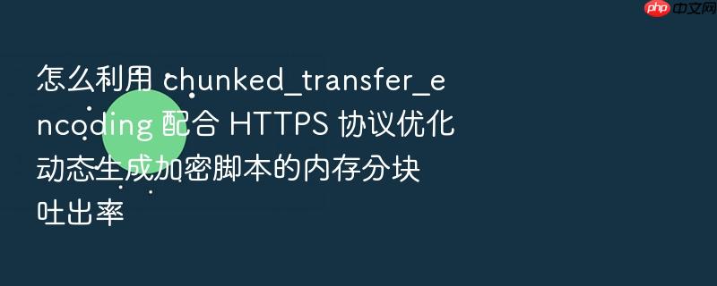 怎么利用 chunked_transfer_encoding 配合 https 协议优化动态生成加密脚本的内存分块吐出率