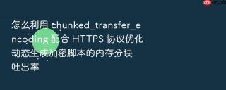 怎么利用 chunked_transfer_encoding 配合 https 协议优化动态生成加密脚本的内存分块吐出率