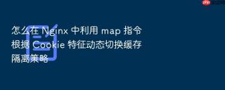 怎么在 nginx 中利用 map 指令根据 cookie 特征动态切换缓存隔离策略
