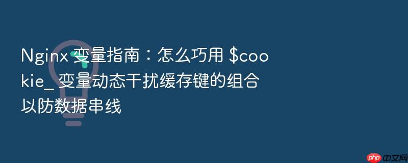 nginx 变量指南:怎么巧用 $cookie_ 变量动态干扰缓存键的组合以防数据串线