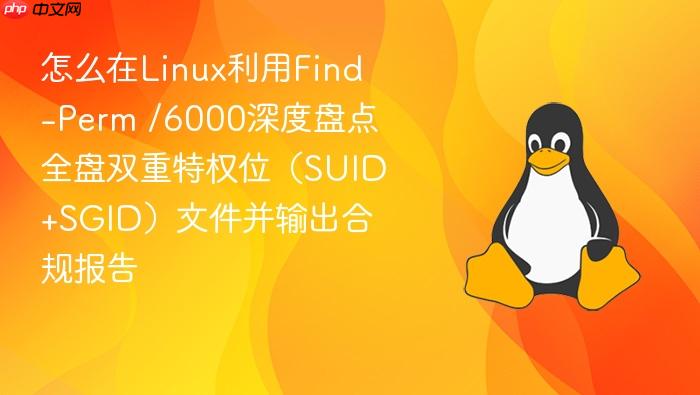 怎么在linux利用find -perm /6000深度盘点全盘双重特权位（suid+sgid）文件并输出合规报告