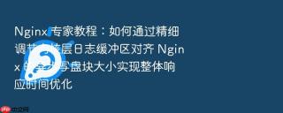 Nginx 专家教程：如何通过精细调节内核层日志缓冲区对齐 Nginx 的异步写盘块大小实现整体响应时间优化