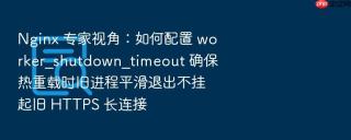 Nginx 专家视角：如何配置 worker_shutdown_timeout 确保热重载时旧进程平滑退出不挂起旧 HTTPS 长连接