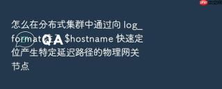 怎么在分布式集群中通过向 log_format 注入 $hostname 快速定位产生特定延迟路径的物理网关节点