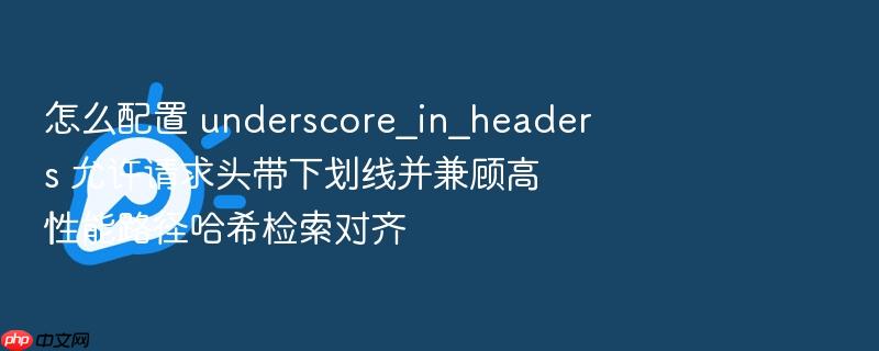 怎么配置 underscore_in_headers 允许请求头带下划线并兼顾高性能路径哈希检索对齐