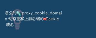 怎么利用 proxy_cookie_domain 动态重写上游后端的 Cookie 域名