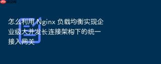 怎么利用 Nginx 负载均衡实现企业级大并发长连接架构下的统一接入网关