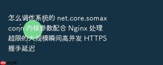 怎么调优系统的 net.core.somaxconn 内核参数配合 nginx 处理超限的大规模瞬间高并发 https 握手延迟