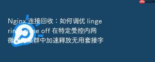 nginx 连接回收:如何调优 lingering_close off 在特定受控内网微服务集群中加速释放无用套接字