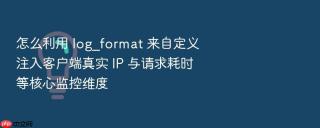 怎么利用 log_format 来自定义注入客户端真实 ip 与请求耗时等核心监控维度