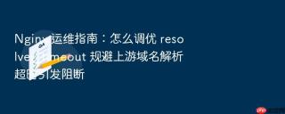 Nginx 运维指南：怎么调优 resolver_timeout 规避上游域名解析超时引发阻断