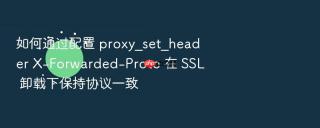 如何通过配置 proxy_set_header x-forwarded-proto 在 ssl 卸载下保持协议一致