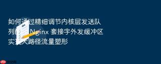 如何通过精细调节内核层发送队列配合 nginx 套接字外发缓冲区实现大路径流量塑形