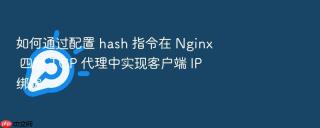 如何通过配置 hash 指令在 Nginx 四层 TCP 代理中实现客户端 IP 绑定