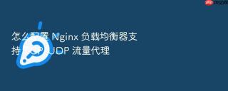怎么配置 Nginx 负载均衡器支持 TCP/UDP 流量代理