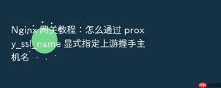nginx 网关教程：怎么通过 proxy_ssl_name 显式指定上游握手主机名
