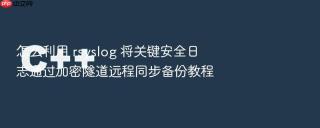 怎么利用 rsyslog 将关键安全日志通过加密隧道远程同步备份教程