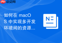 如何在 macOS 中实现多开发环境间的资源共享