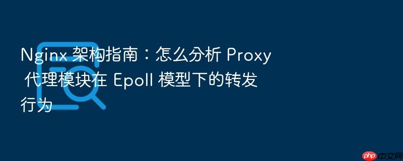 nginx 架构指南:怎么分析 proxy 代理模块在 epoll 模型下的转发行为