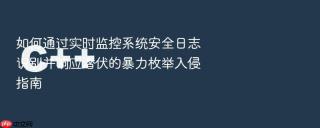 如何通过实时监控系统安全日志识别并响应潜伏的暴力枚举入侵指南