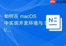 如何在 macOS 中实现开发环境与 CI/CD 的集成