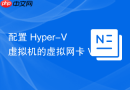 配置 Hyper-V 虚拟机的虚拟网卡 VLAN Tagging