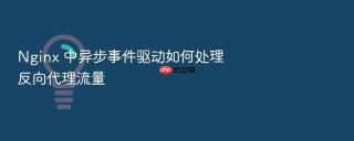 nginx 中异步事件驱动如何处理反向代理流量
