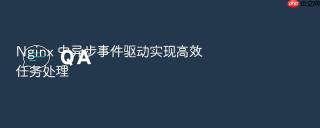 Nginx 中异步事件驱动实现高效任务处理