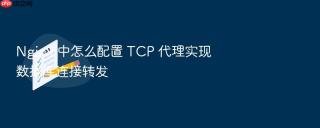 Nginx 中怎么配置 TCP 代理实现数据库连接转发