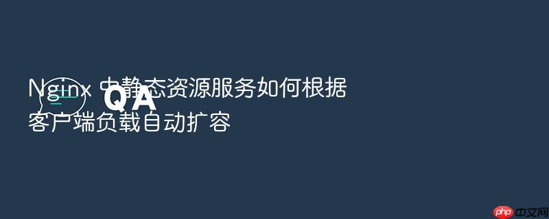 nginx 中静态资源服务如何根据客户端负载自动扩容