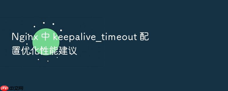 nginx 中 keepalive_timeout 配置优化性能建议