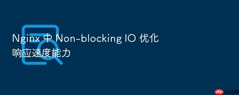 nginx 中 non-blocking io 优化响应速度能力