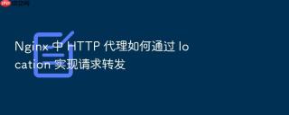 nginx 中 http 代理如何通过 location 实现请求转发