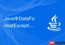 Java中DataFormatException数据格式化错误怎么捕获教程