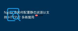 Nginx 中如何配置静态资源以支持 HTTP/2 多路复用