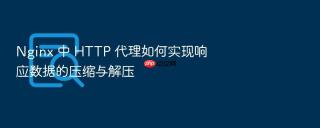 nginx 中 http 代理如何实现响应数据的压缩与解压