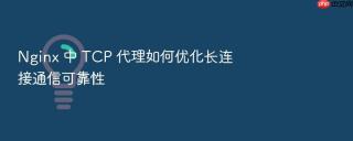 Nginx 中 TCP 代理如何优化长连接通信可靠性