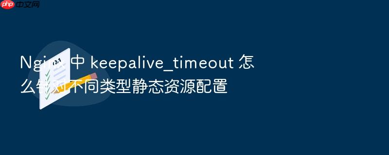 nginx 中 keepalive_timeout 怎么针对不同类型静态资源配置