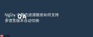 nginx 中静态资源服务如何支持多语言版本自动切换