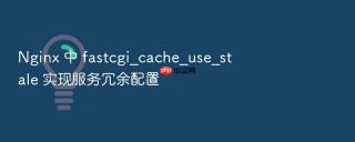 nginx 中 fastcgi_cache_use_stale 实现服务冗余配置