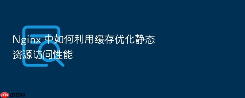 nginx 中如何利用缓存优化静态资源访问性能
