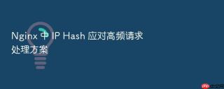 nginx 中 ip hash 应对高频请求处理方案