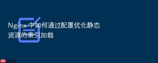 nginx 中如何通过配置优化静态资源的索引加载